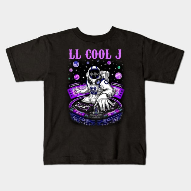 LL COOL J RAPPER Kids T-Shirt by Tronjoannn-maha asyik 